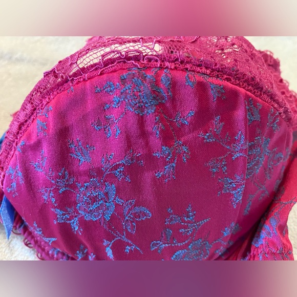 Agent Provocateur Knickers Forever Luxury padded with lace bra Sz 32DD - Picture 4 of 9